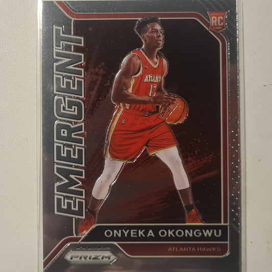 Onyeka Okongwu 2020-21 Panini Prizm Emergent Rookie RC #25 NBA Basketball Atlanta Hawks excellent