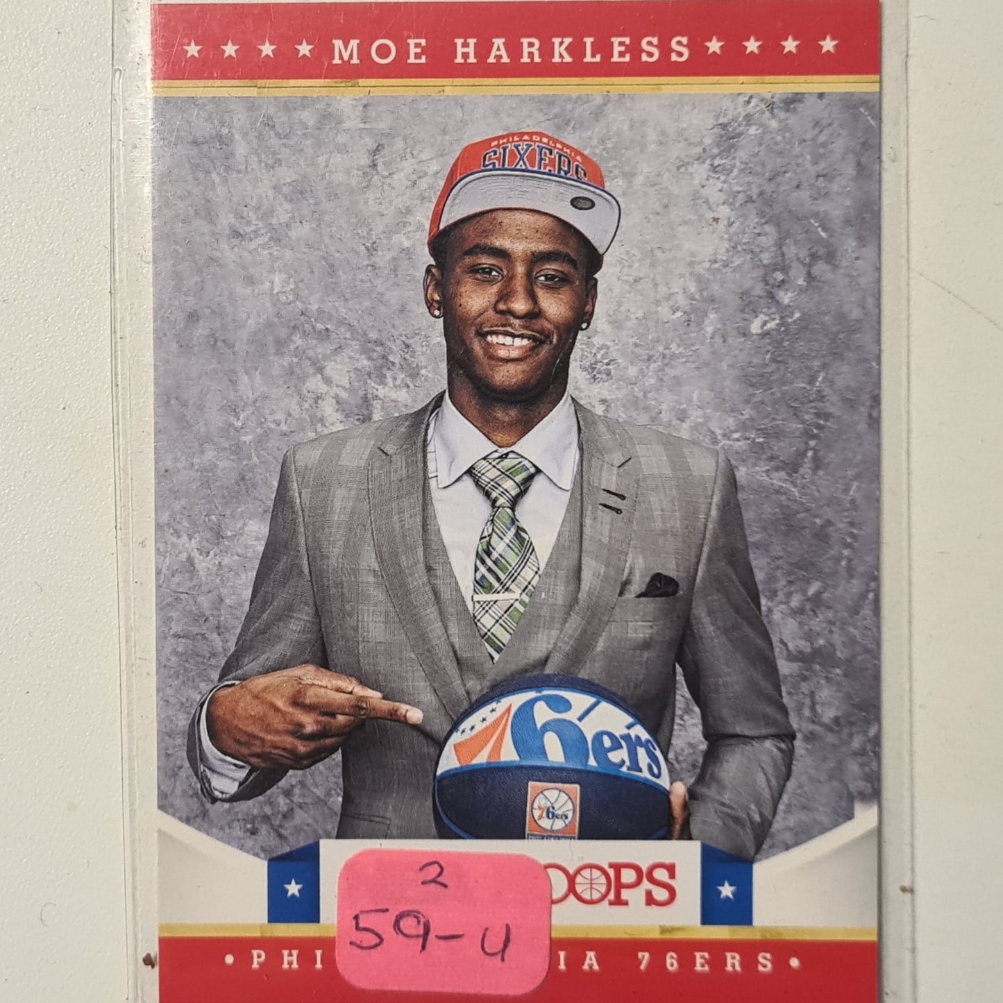 Moe Harkless 2012 Panini NBA Hoops Rookie RC #288 NBA Basketball Philadelphia 76ers very good sleeved