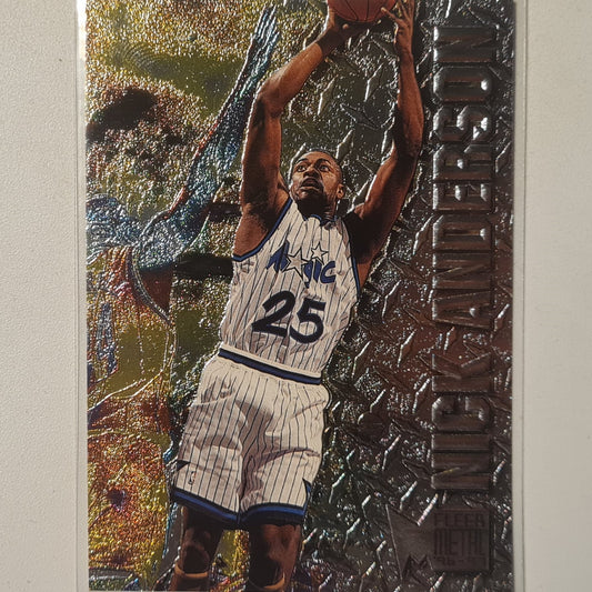 Nick Anderson 1996 Fleer Metal 96-97 #67 NBA Basketball Orlando Magic Excellent/mint Sleeved