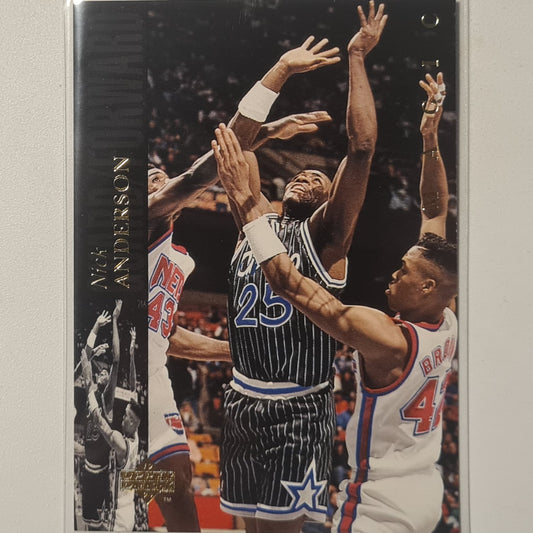 Nick Anderson 1994 Upper-Deck #79 NBA Basketball Orlando Magic Excellent Sleeved