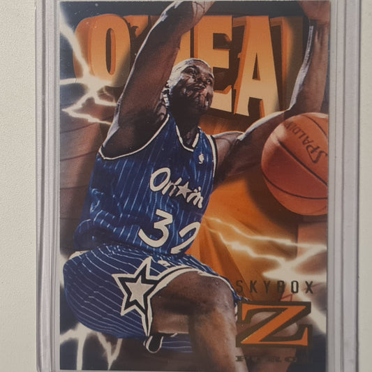 Shaquille O'Neal 1996 Skybox Z-Force #64 NBA Basketball Orlando Magic Excellent sleeved