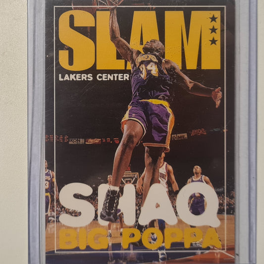 Shaquille O'Neal 1997 Skybox Slam Magazine Shaq big poppa #324 NBA Basketball LA Lakers Excellent sleeved