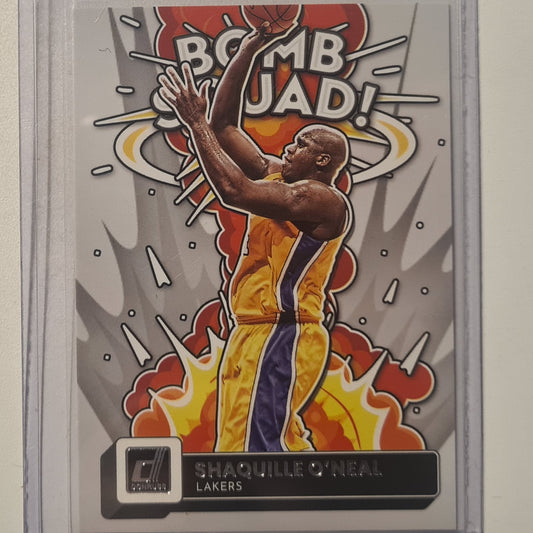Shaquille O'Neal 2022-23 Panini Donruss Bomb Squad #16 NBA Basketball LA Lakers Excellent sleeved