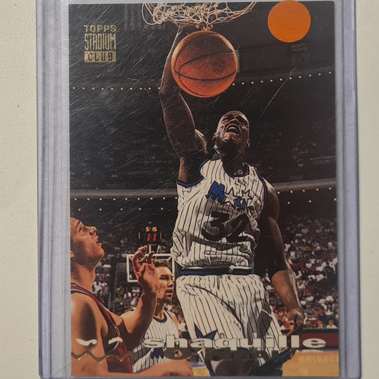 Shaquille O'Neal 1993 Topps Stadium Club #100 NBA Basketball Orlando Magic very good Sleeved
