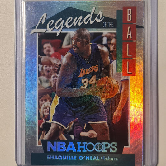 Shaquille O'Neal 2018-19 Panini NBA Hoops legends of the game holo LEG-20 NBA Basketball LA Lakers Excellent Sleeved