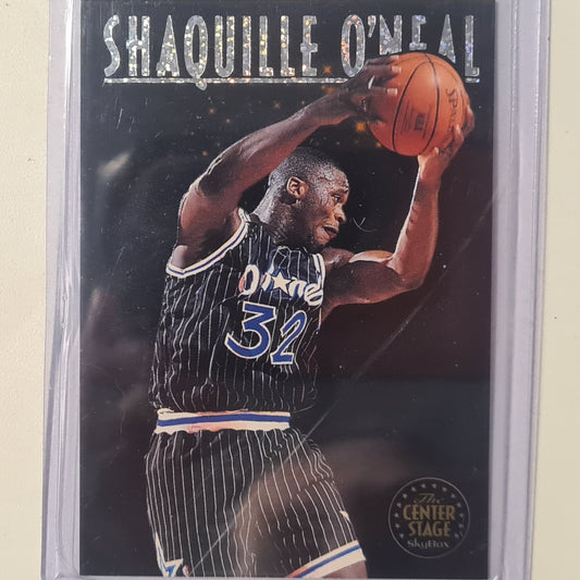 Shaquille O'Neal 1993 Skybox the center stage CS2   NBA Basketball Orlando Magic Excellent Sleeved