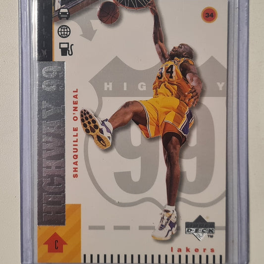 Shaquille O'Neal 1999 Upper-Deck Highway 99 #309 NBA Basketball LA Lakers Excellent Sleeved