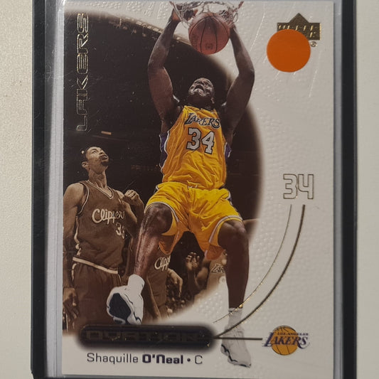 Shaquille O'Neal 2000 Upper-Deck Ovation #25 NBA Basketball LA Lakers Excellent Sleeved