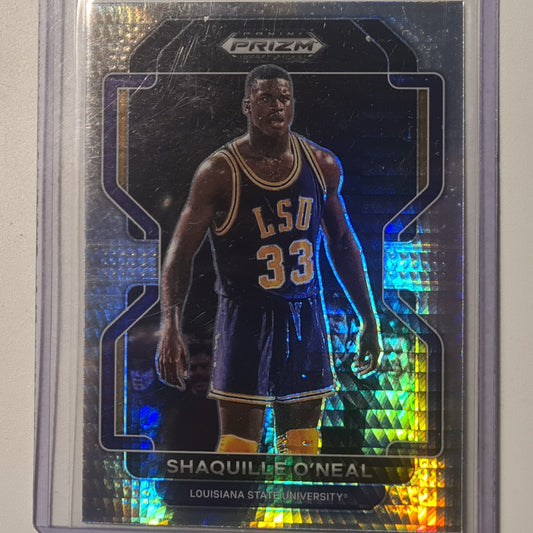 Shaquille O'Neal 2022 Panini Prizm Holo #44 NBA Basketball LA Lakers/LSU  Excellent Sleeved