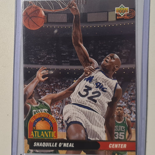 Shaquille O'Neal 1992-93 All division team Rookie RC  AD1 NBA Basketball Orlando Magic Excellent sleeved