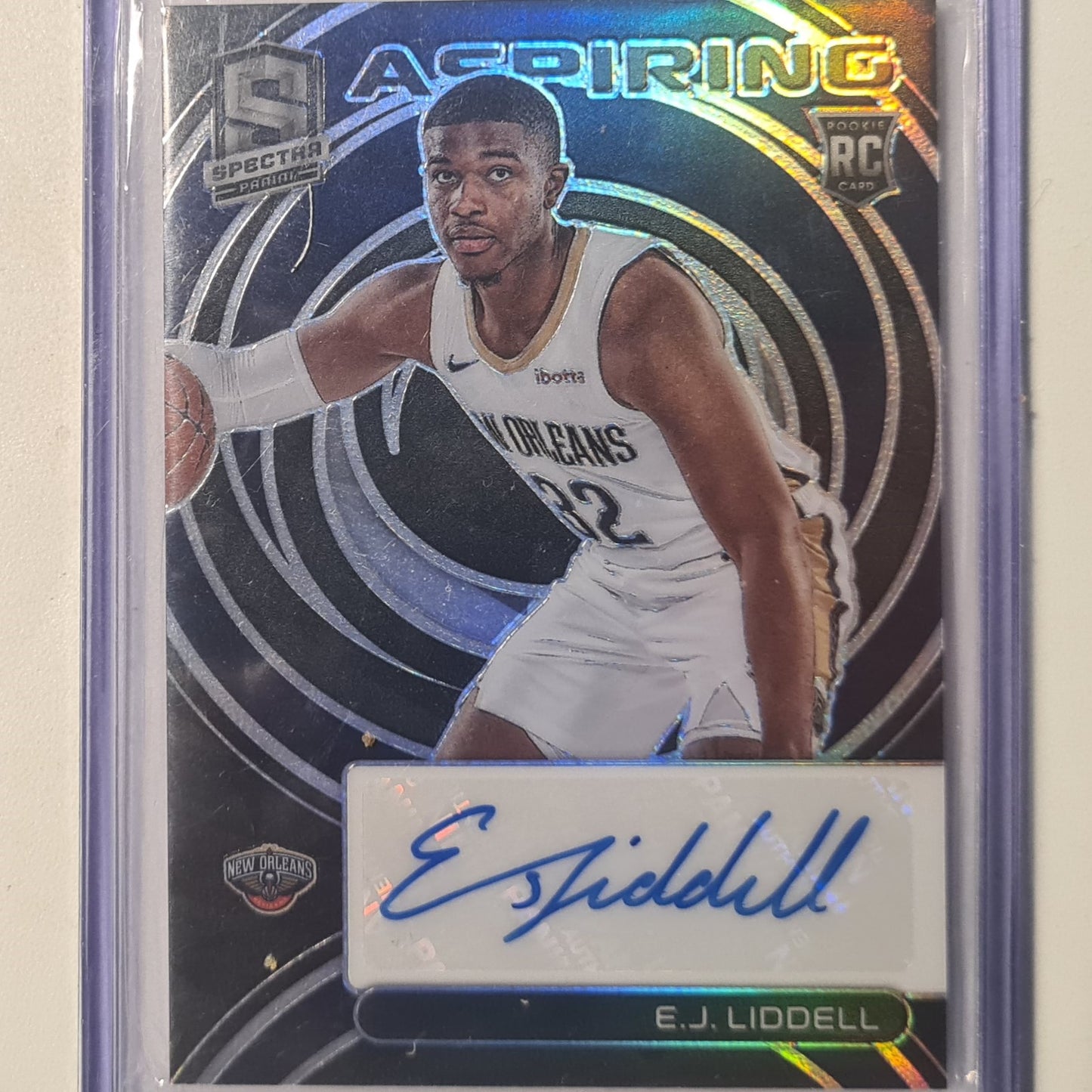 EJ Liddell 2022-23 Panini Spectra aspiring auto Rookie RC 50/99 AA-EJL NBA Basketball New Orleans pelicans mint cased