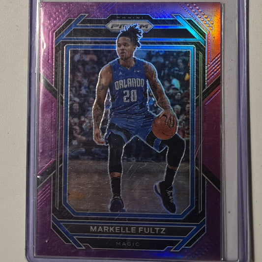 Markelle Fultz 2022-23 Panini Donruss purple prizm refractor 64/99 #174  NBA Basketball Orlando Magic mint cased