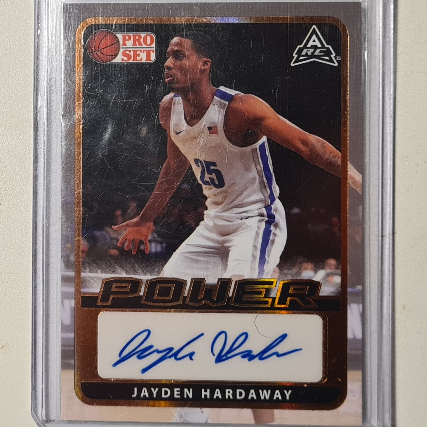 Jayden Hardaway 2022 Pro set power Auto Rookie RC BA-JH1 NBA Basketball excellent