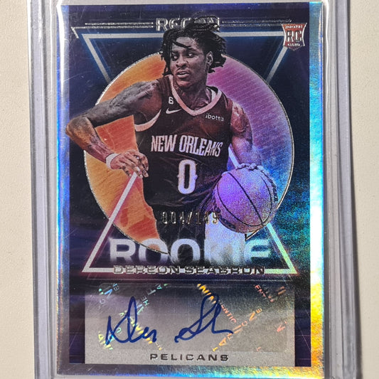 Dereon Seabron 2022-23 Panini Recon Rookie RX 04/149 Auto RRS-DSB NBA Basketball New Orleans Pelicans excellent