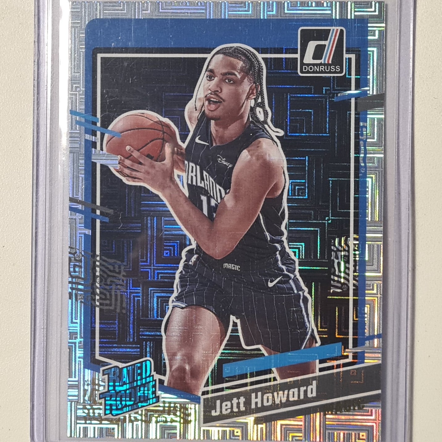 Jett Howard 2023-24 Panini Donruss Rated Rookie RC #212 NBA Basketball Orlando Magic Excellent Sleeved