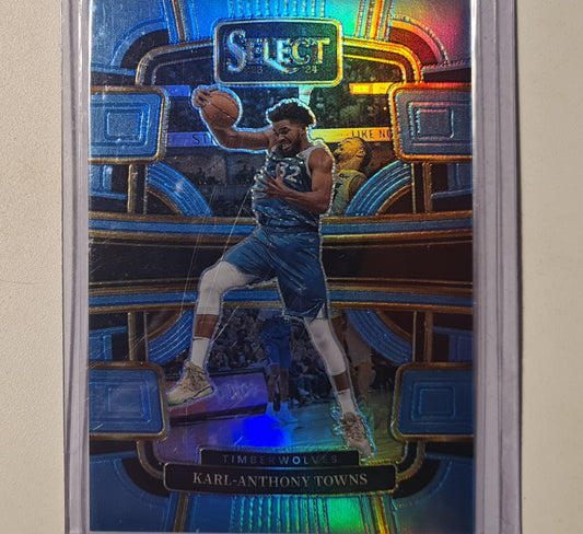 Karl-Anthony Towns 2023-24 Panini Select Prizm 164/299 #5 NBA Basketball Minnesota Timberwolves Excellent/mint Sleeved