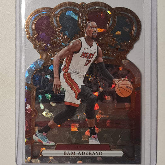 Bam Adebayo 2023-24 Panini Crown Royale  #10 NBA Basketball Miami Heat Excellent Sleeved