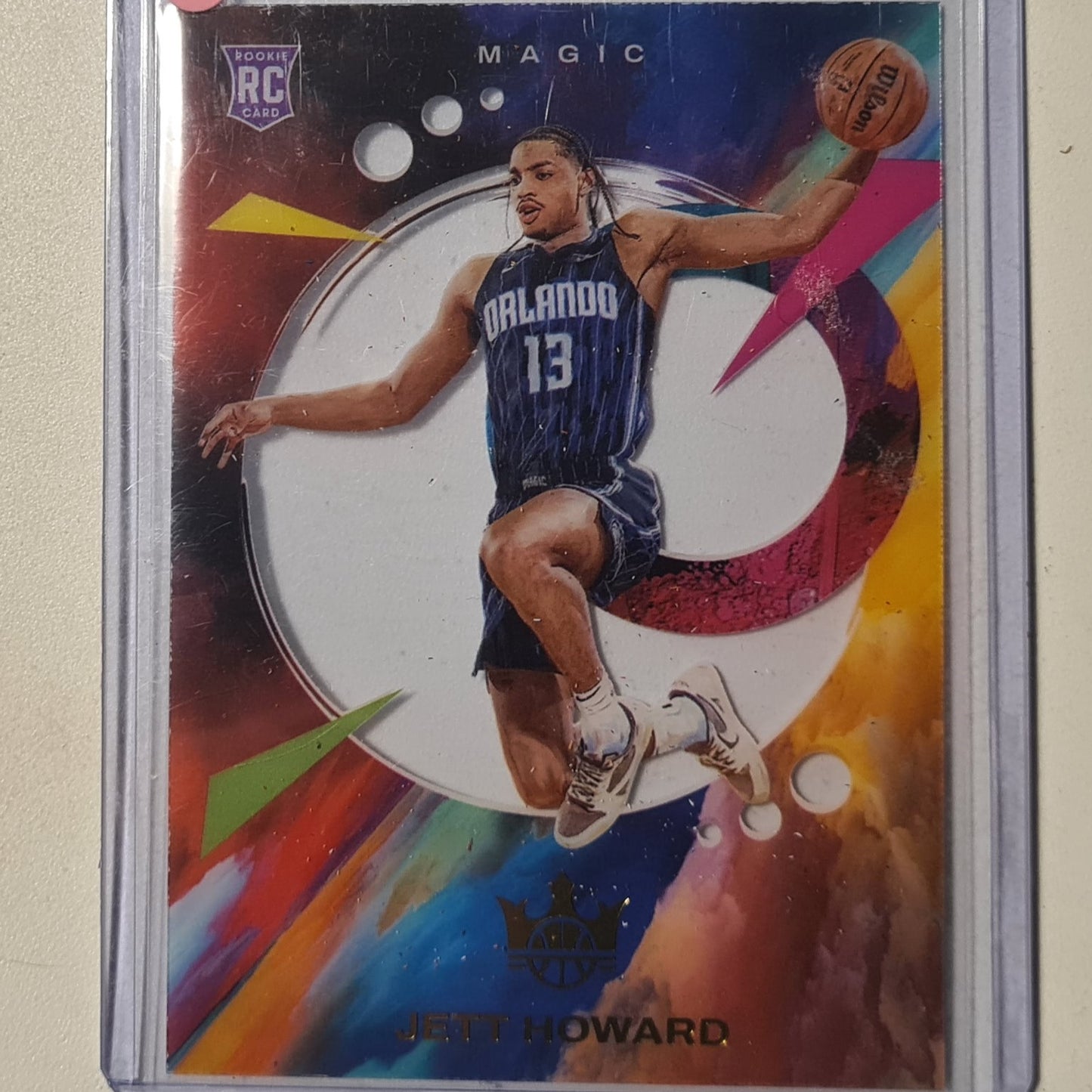 Jett Howard 2023-24 Panini Court Kings acetate Rookie RC #14 NBA Basketball Orlando Magic Excellent Sleeved