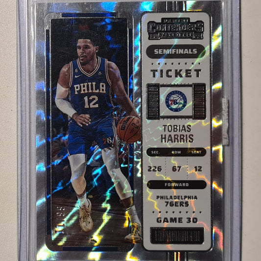 Tobias Harris 2022-23 Panini Contenders holo numbered 11/99 NBA Basketball  Philadelphia 76ers Excellent