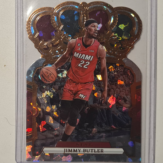Jimmy Butler 2023-24 Panini Crown Royale #86 NBA Basketball Miami Heat Excellent Sleeved