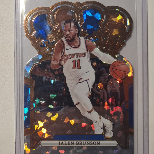 Jalen Brunson 2023-24 Panini Crown Royale #78 NBA Basketball New York Knicks Excellent Sleeved