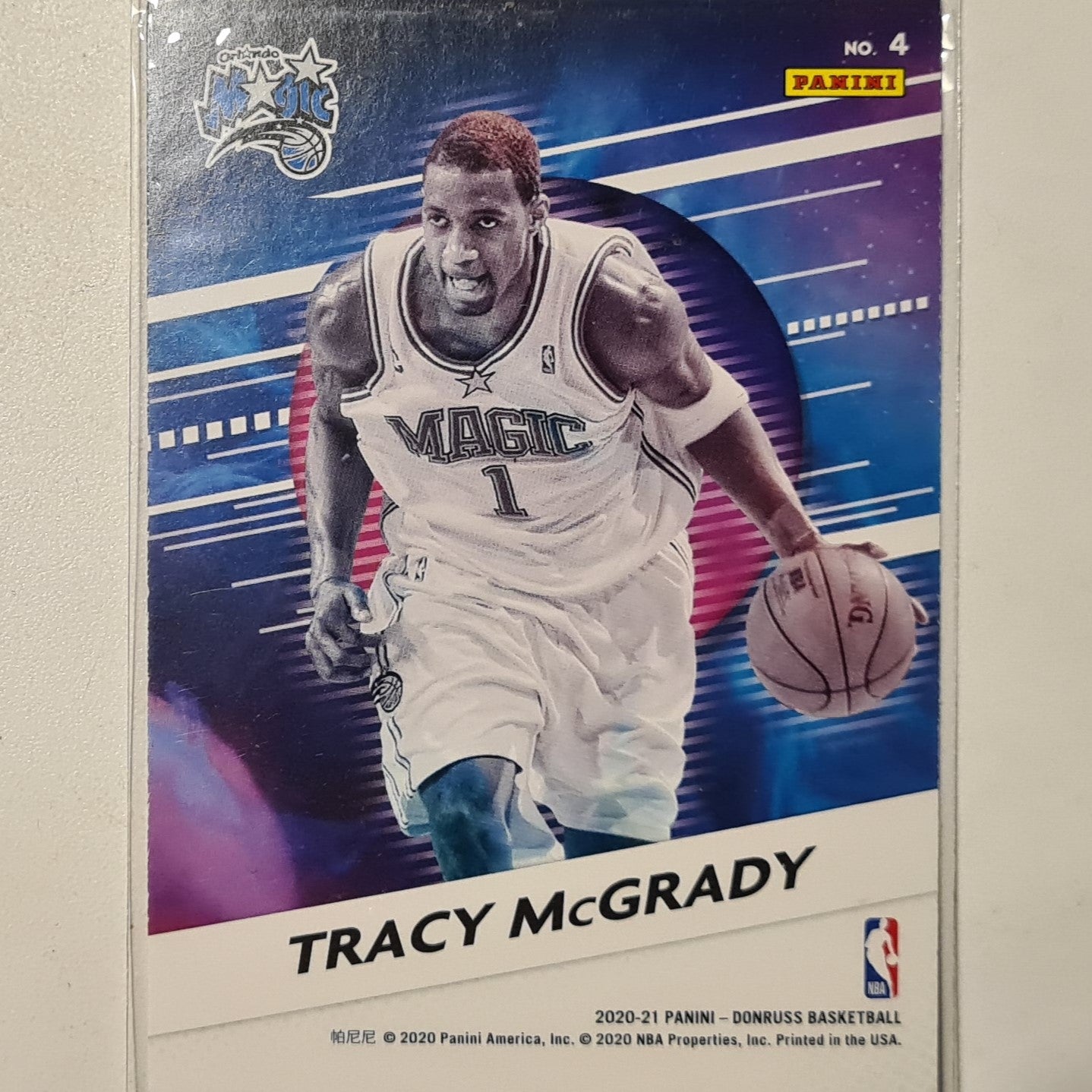 Tracy McGrady 2020-21 Panini Donruss retro series #4 NBA Basketball Orlando Magic Excellent