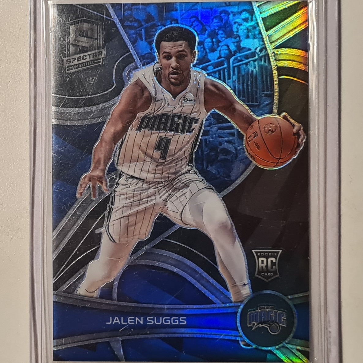 Jalen Suggs 2021-22 Panini Spectra blue Prizm refractor Rookie RC #108 NBA Basketball Orlando Magic Excellent mint