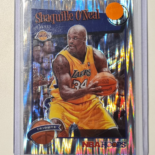 Shaquille O'Neal 2019-20 Panini NBA Hoops Premium Stock Tribute Prizm #283 NBA Basketball LA Lakers Excellent