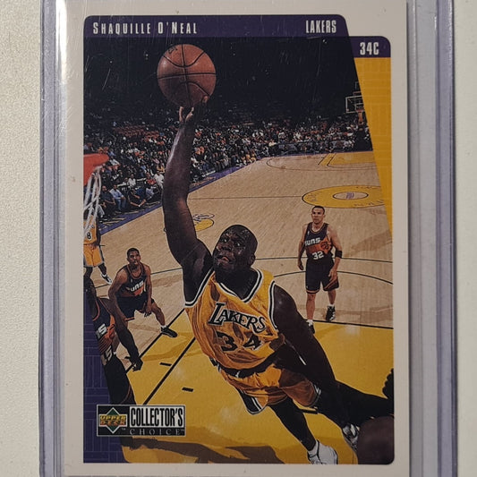 Shaquille O'Neal 1997 Upper-Deck collectors choice  #67 NBA Basketball LA Lakers Excellent
