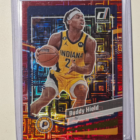 Buddy Hield 2023-24 Panini Donruss red mojo #109 NBA Basketball Indiana Pacers Excellent