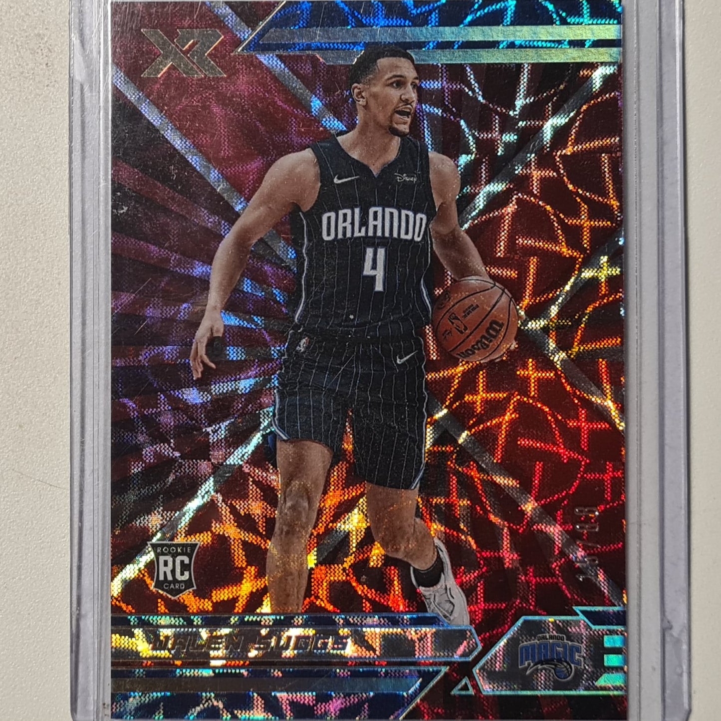 Jalen Suggs 2021-22 Panini Chronicles XR red Rookie RC Numbered 15/88 #382 NBA Basketball Orlando Magic Excellent