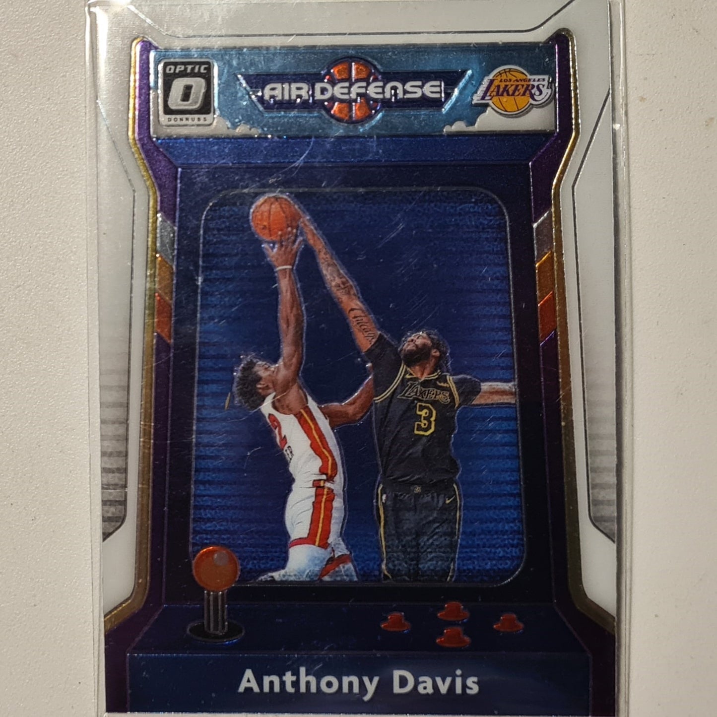 Anthony Davis 2020-21 Panini Donruss Optic Air Defence #5 NBA Basketball LA Lakers Excellent