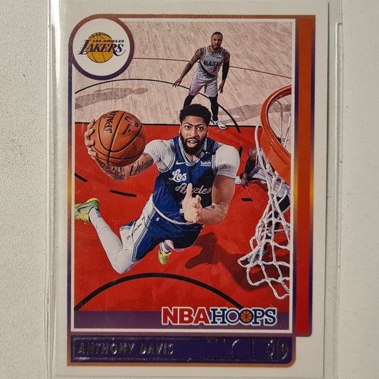 Anthony Davis 2021-22 Panini NBA Hoops #146 NBA Basketball LA Lakers Excellent