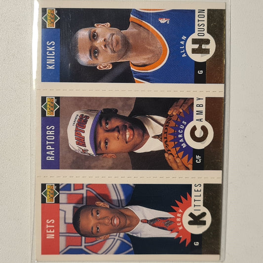 Marcus Camby Allan Houston 1996 Upper-Deck mini's gold variant #M146 M169 NBA Basketball Toronto Raptors very good