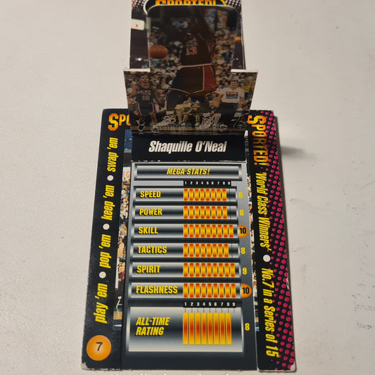 Shaquille O'Neal 1997 ? Sported world class winners 3d card  NBA Basketball USA /Lakers fair-good
