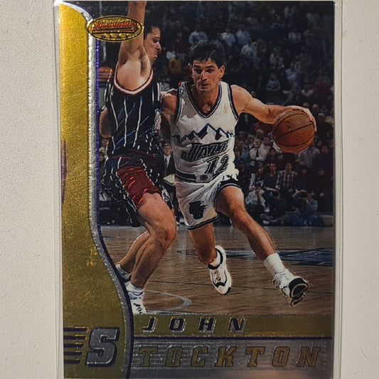 John Stockton 1997 Topps Bowmans Best #30  NBA Basketball Utah Jazz very good