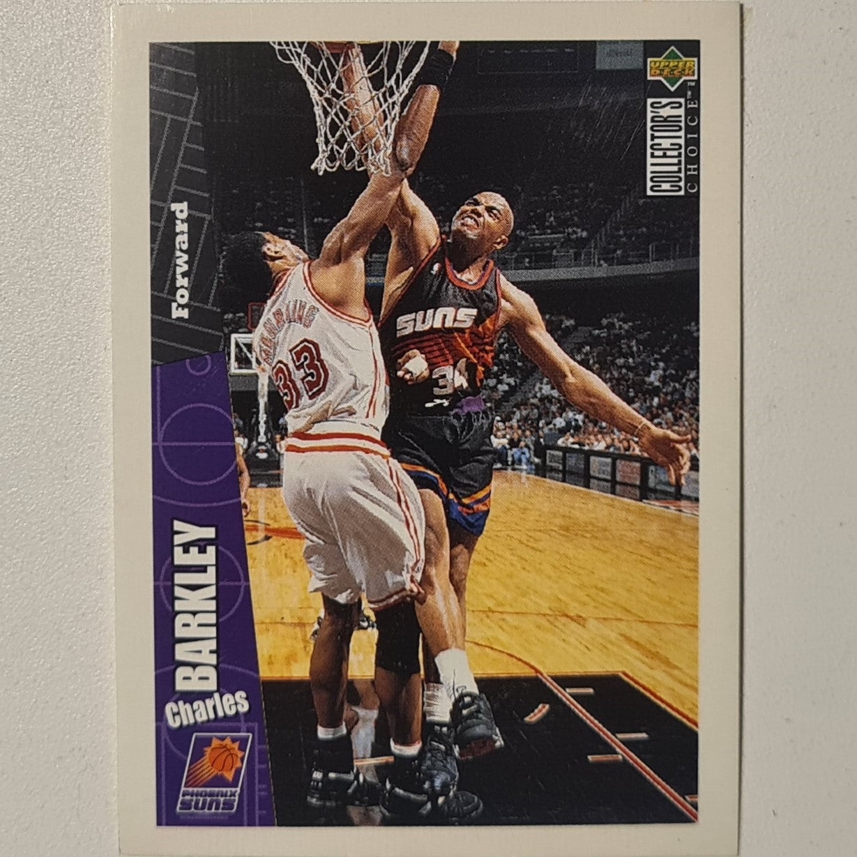 Charles Barkley 1996 Upper-Deck Sticker #23  NBA Basketball Phoenix Suns very good