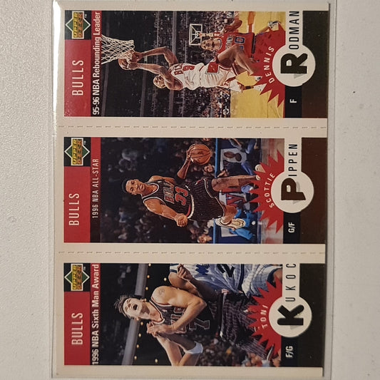 Scottie Pippen Dennis Rodman 1996 Upper-Deck MINI'S Gold Variant B2 NBA Basketball Chicago Bulls Bulls good- very good