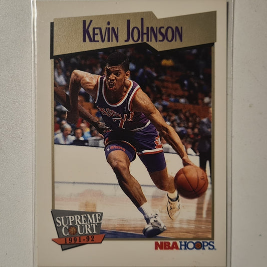 Kevin Johnson 1991 NBA Hoops Supreme Court  #490 NBA Basketball Phoenix Suns Excellent
