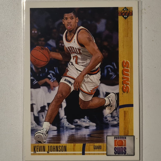 Kevin Johnson 1991 Upper-Deck #236 NBA Basketball Phoenix Suns Excellent