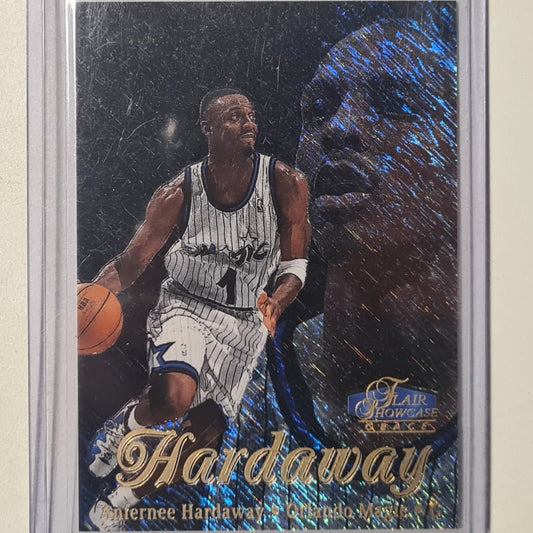 Anfernee Hardaway 1998 Fleer Flair showcase grace shimmer  row 1 #11 NBA Basketball Orlando Magic excellent +