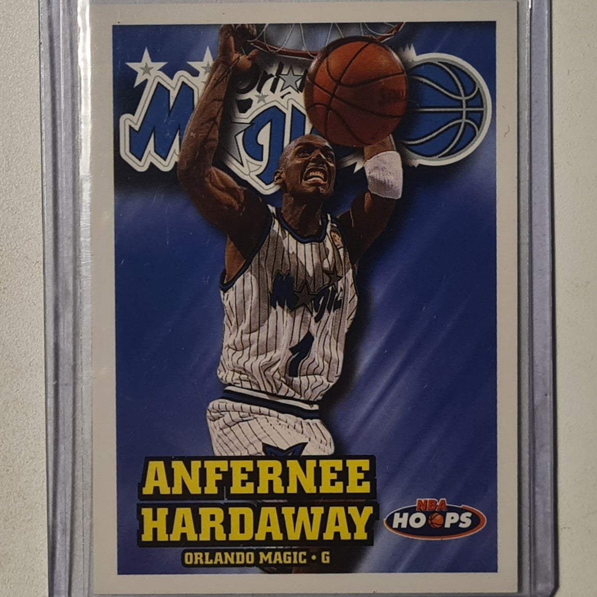 Anfernee Hardaway 1997 NBA Hoops #110 NBA Basketball Orlando Magic excellent