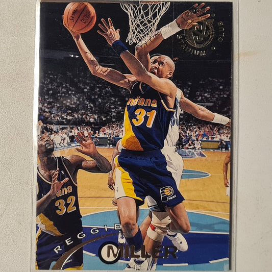 Reggie Miller 1994 Topps stadium club #144 NBA Basketball Indiana Pacers good