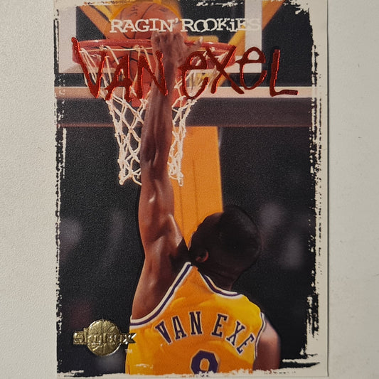 Nick Van Exel 1994 Skybox Ragin Rookies rookie RC RR13 NBA Basketball LA Lakers good