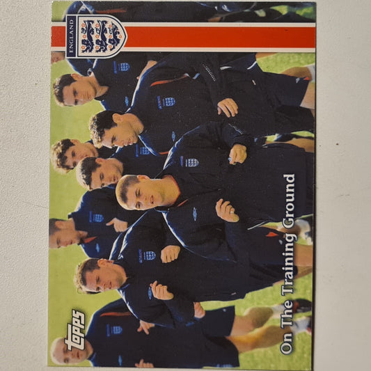 Steven Gerrard etc 2001-02 Topps on the training ground #50 Soccer Football England good-very good