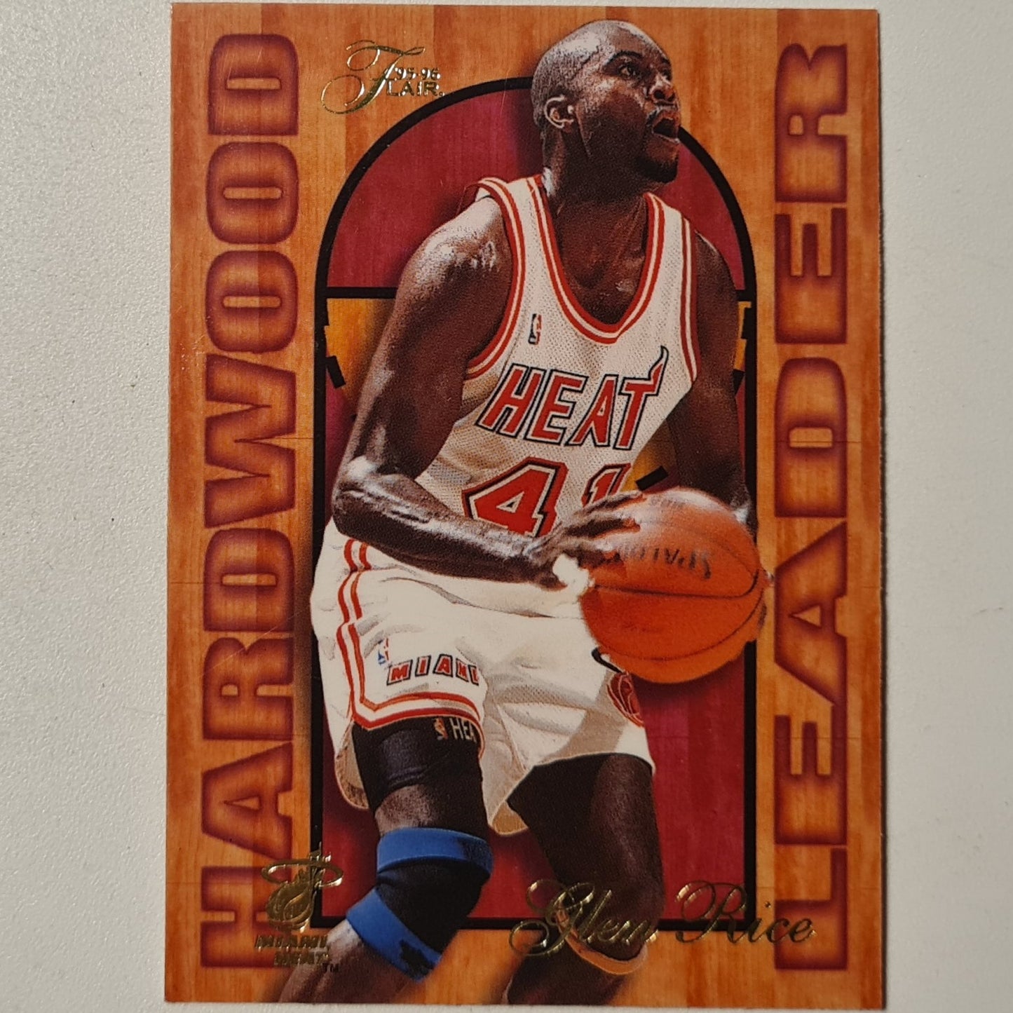 Glen Rice 1995 Fleer Flair 95-96 Hardwood Leader 14 OF 27 NBA Basketball Miami Heat Good Sleeved