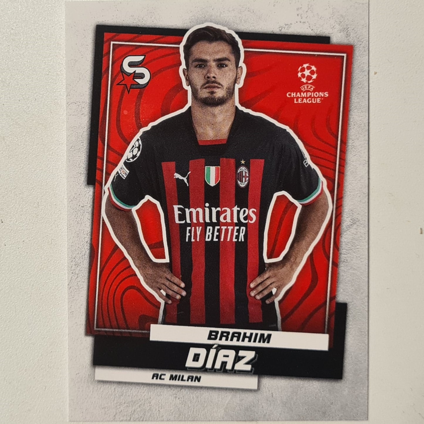 Brahim Diaz 2023 Topps Soccer Superstars #72 Soccer Football AC Milan excellent + Sleeved