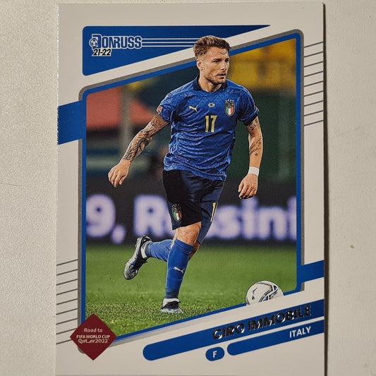 Ciro Immobile 2021-22 Panini Donruss fifa world cup Qatar #79 Soccer Football Italy Excellent sleeved