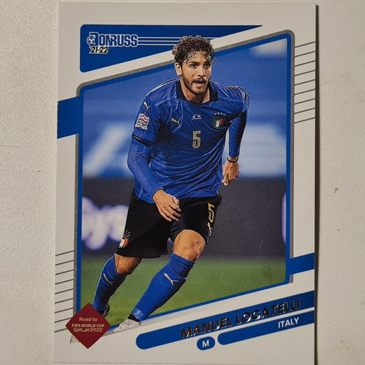 Manuel Locatelli 2021-22 Panini Donruss fifa world cup Qatar #78 Soccer Football Italy Excellent sleeved