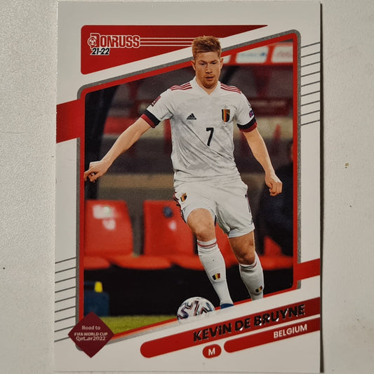 Kevin De Bruyne 2021-22 Panini Donruss fifa world cup Qatar #11 Soccer Football Belgium Excellent sleeved